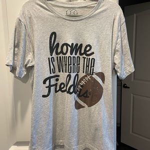 Home is where the field is tee.